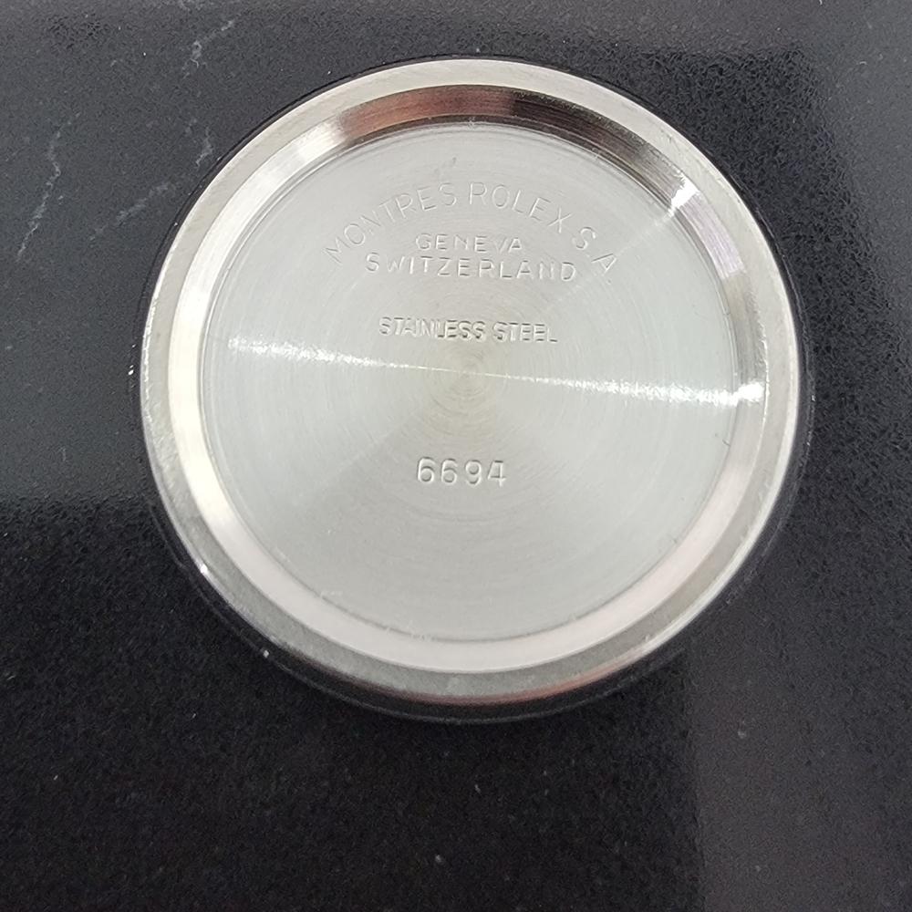 Rolex Oysterdate Precision Ref 6694 Handgeflügelt 1980er Jahre mit Papier RA217 7