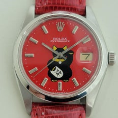 Herren Rolex Oysterdate Precision Ref 6694 34mm Maneki Neko Zifferblatt 1970er RA415R