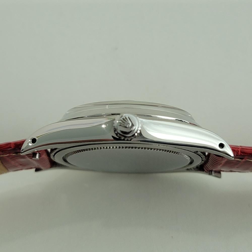 Mens Rolex Oysterdate Precision Ref 6694 34mm Maneki Neko Dial 1970s RA415R 5