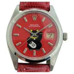 Mens Rolex Oysterdate Precision Ref 6694 34mm Maneki Neko Dial 1970s RA415R