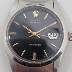 Mens Rolex Oysterdate Precision Ref 6694 34mm Manual Wind 1960s Swiss RA447