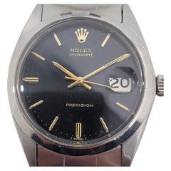 Vintage Mens Rolex Oysterdate Precision Ref 6694 34mm Manual Wind 1960s Swiss RA447