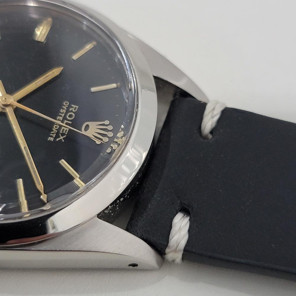 Mens Rolex Oysterdate Precision Ref 6694 34mm Manual Wind 1960s Swiss RA447B 2