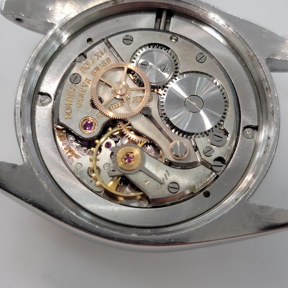 Mens Rolex Oysterdate Precision Ref 6694 34mm Manual Wind 1960s Swiss RA450B 7