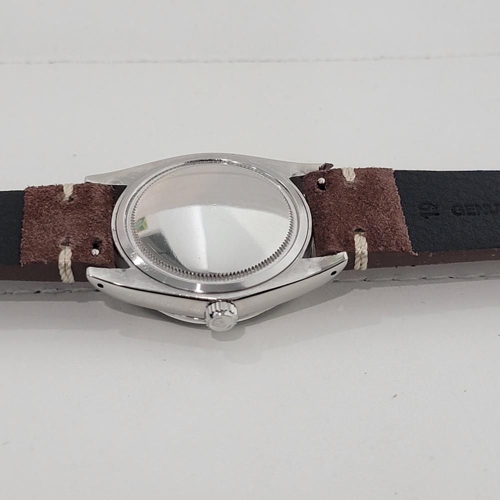 Mens Rolex Oysterdate Precision Ref 6694 34mm Manual Wind 1960s Vintage RA450 6