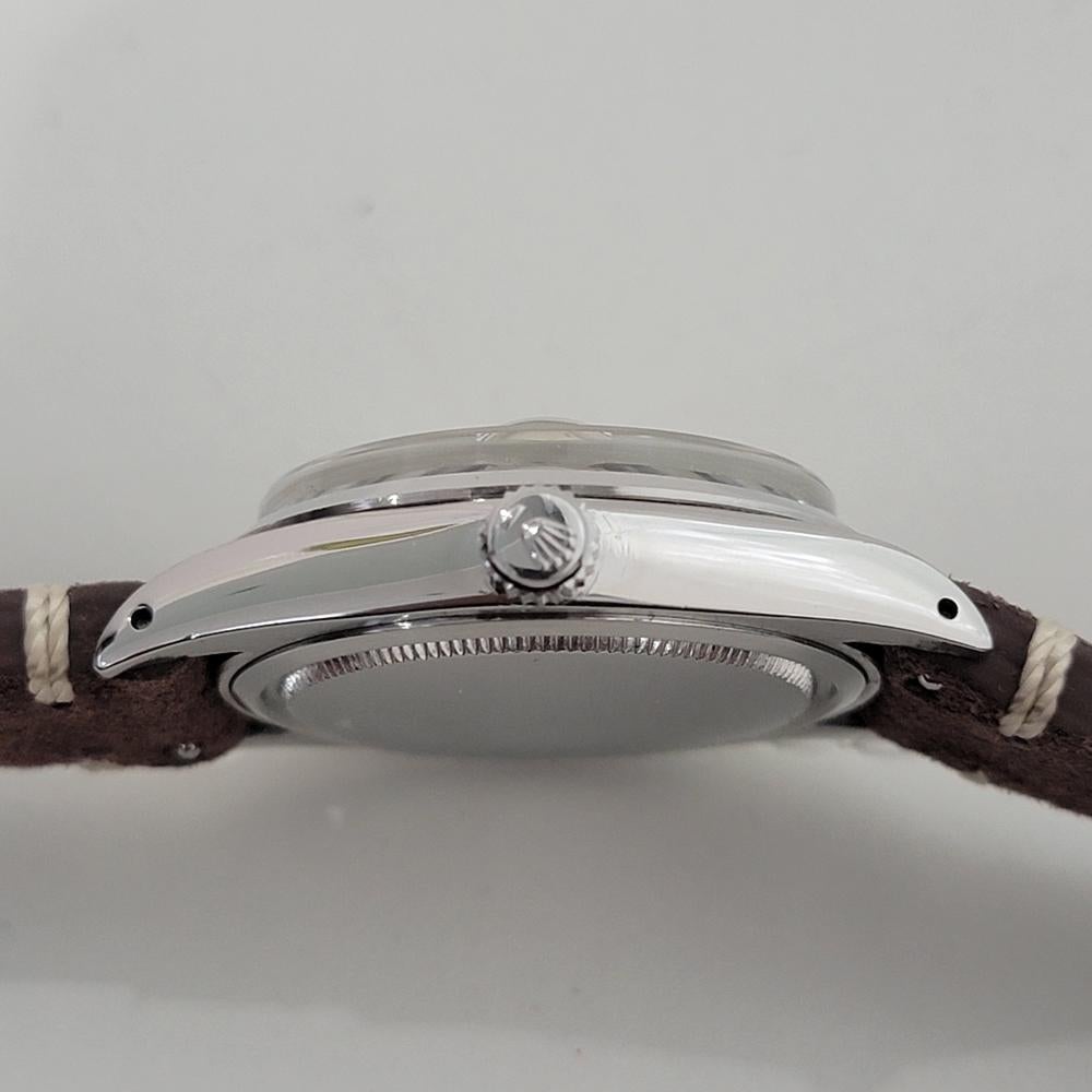 Mens Rolex Oysterdate Precision Ref 6694 34mm Manual Wind 1960s Vintage RA450 5