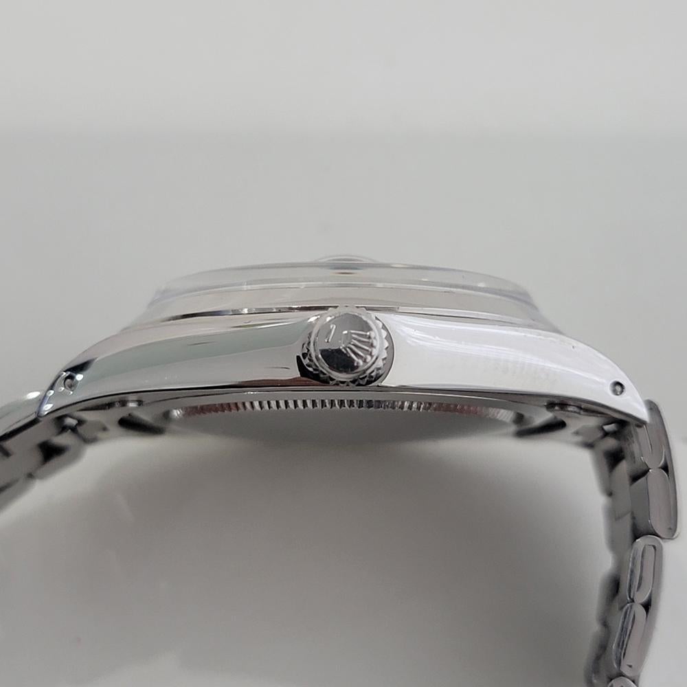 Herren Rolex Oysterdate Precision Ref 6694 34mm Handaufzug 1960er Jahre Vintage RA503 im Angebot 4