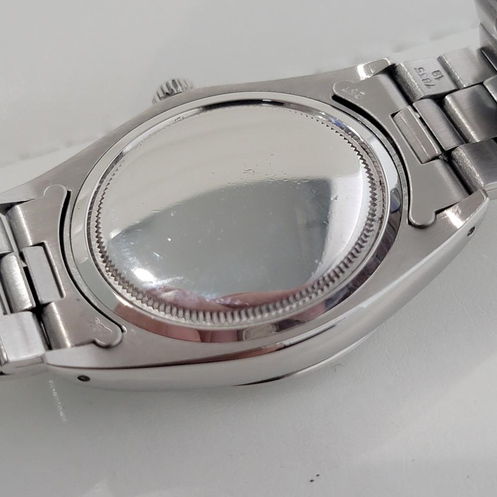 Herren Rolex Oysterdate Precision Ref 6694 34mm Handaufzug 1960er Jahre Vintage RA503 im Angebot 6