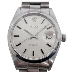 Rolex Oysterdate Precision Ref 6694 34mm a carica manuale 1960s Vintage RA503