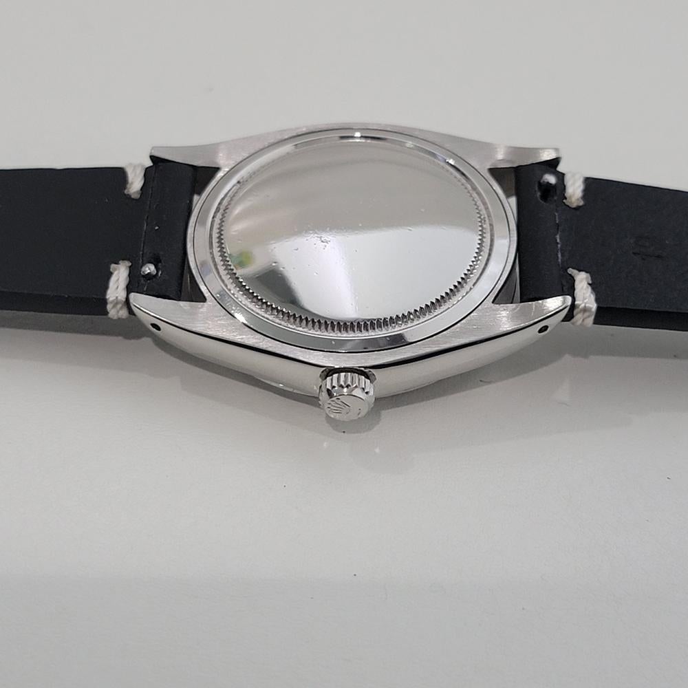 Mens Rolex Oysterdate Precision Ref 6694 34mm Manual Wind 1960s Vintage RA503B en venta 6
