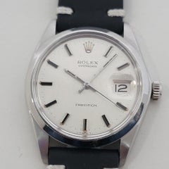 Mens Rolex Oysterdate Precision Ref 6694 34mm Manual Wind 1960s Vintage RA503B