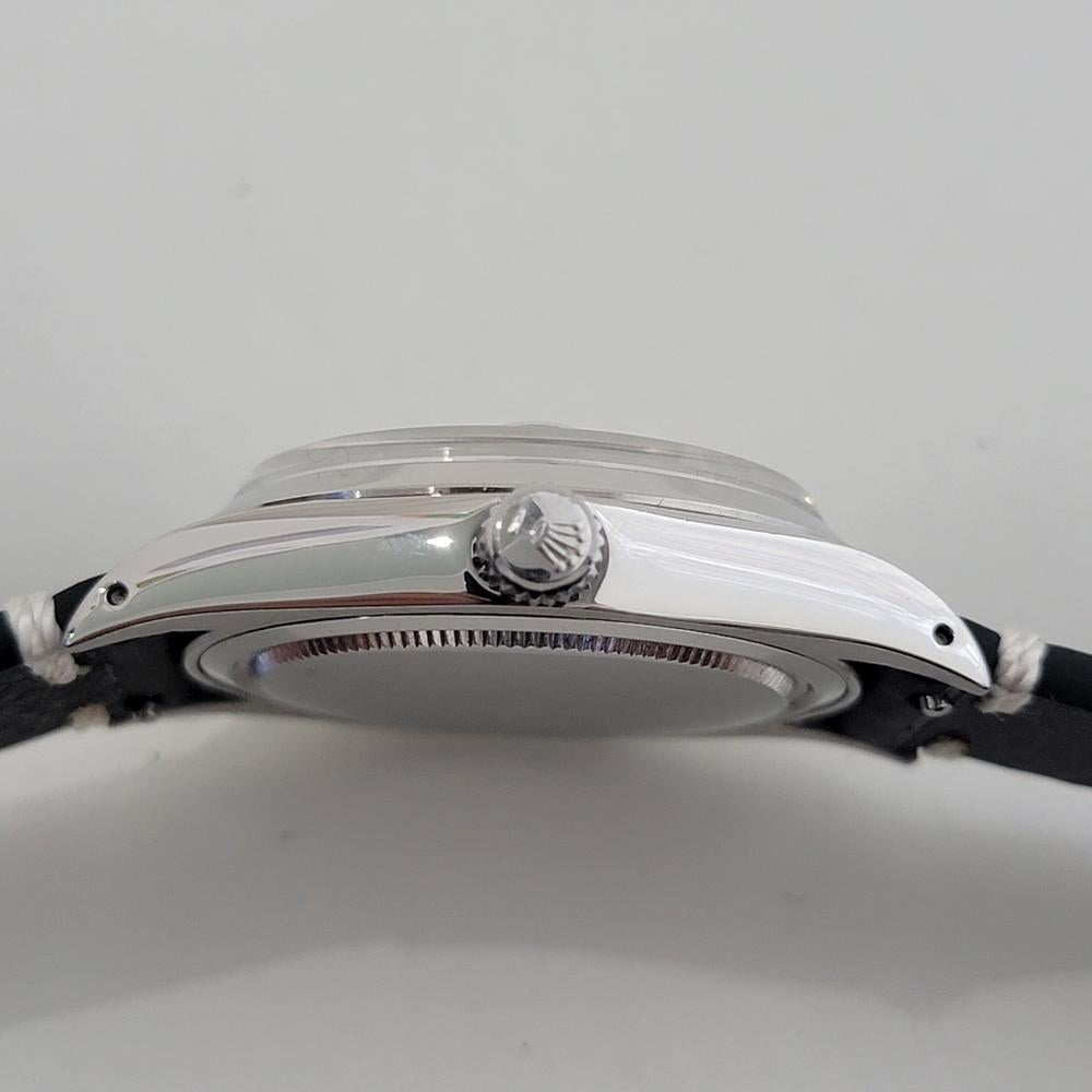Mens Rolex Oysterdate Precision Ref 6694 34mm Manual Wind 1960s Vintage RA503B en venta 5