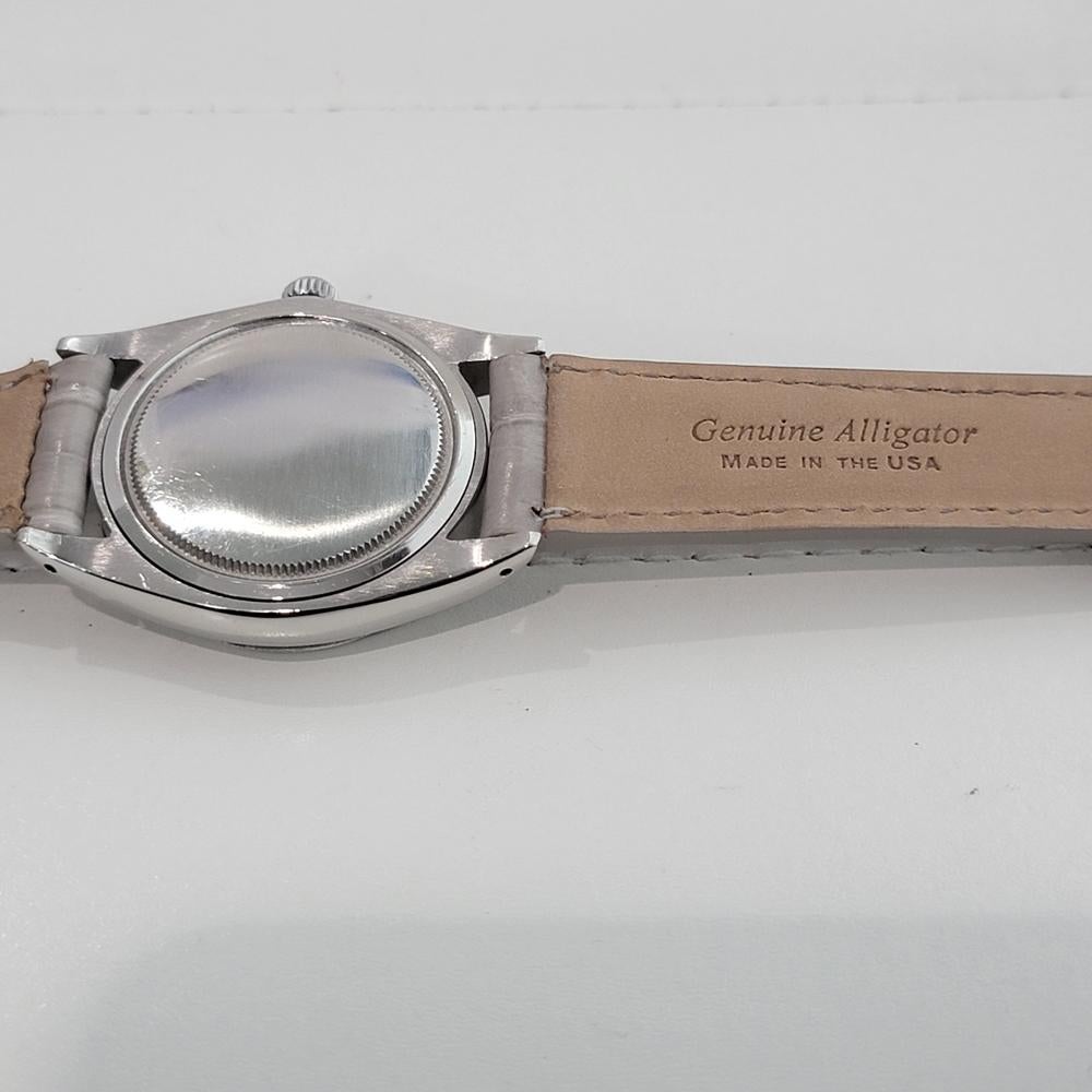 Herren Rolex Oysterdate Precision Ref 6694 34mm Handaufzug 1960er Jahre Vintage RJC187G 7