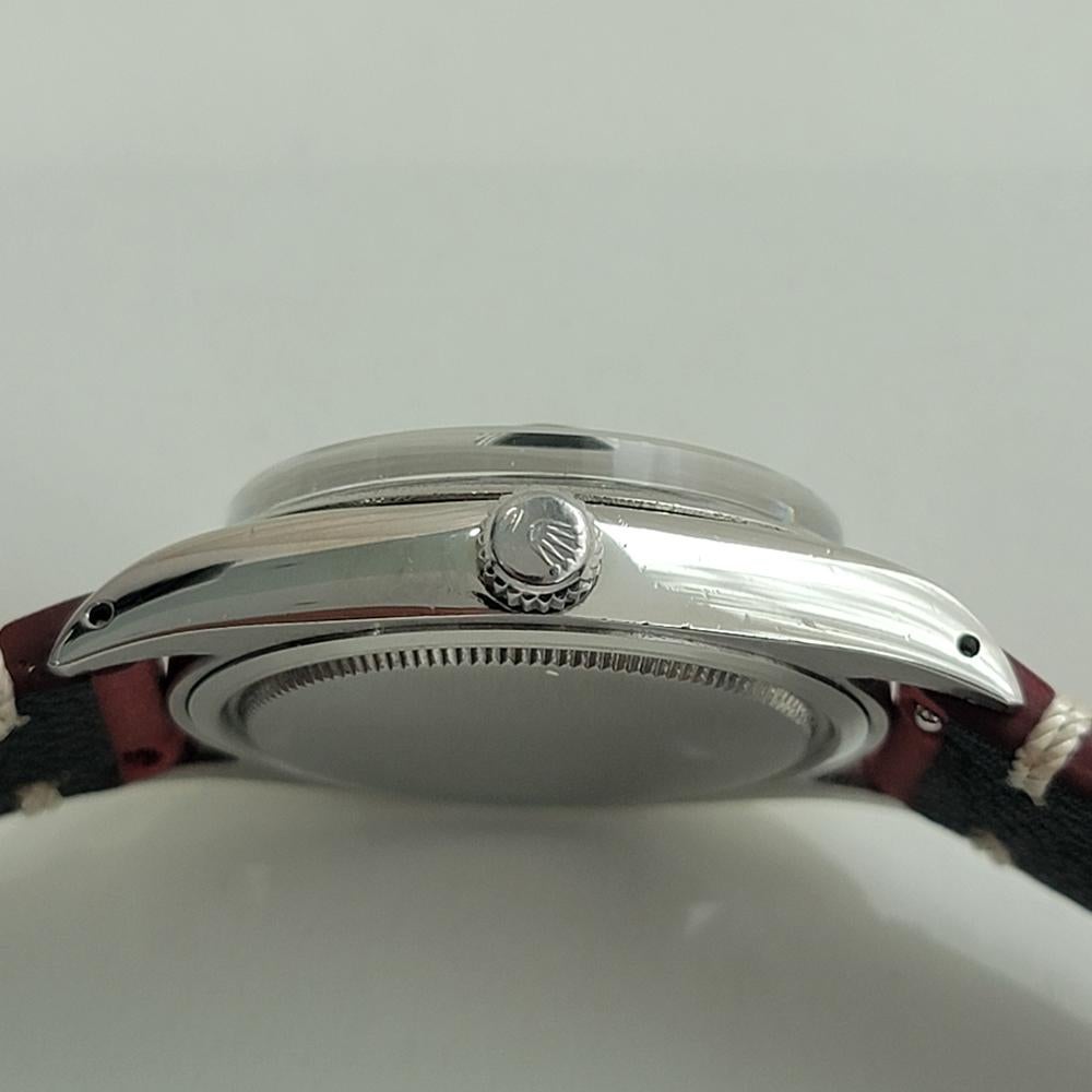 Mens Rolex Oysterdate Precision Ref 6694 34mm Manual Wind 1960s Vintage RJC187R For Sale 5