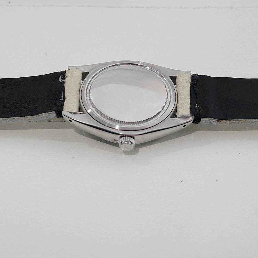 Mens Rolex Oysterdate Precision Ref 6694 34mm Manual Wind 1970s Vintage RA413 6