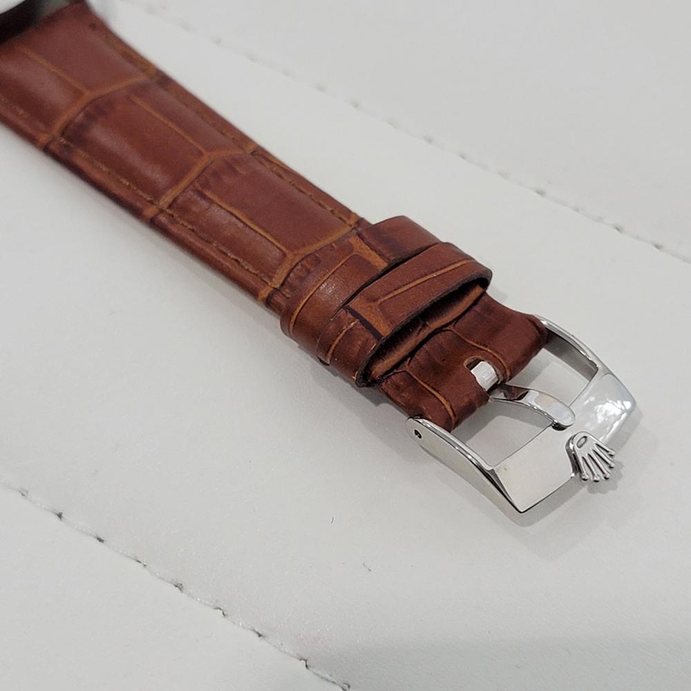 Mens Rolex Oysterdate Precision Ref 6694 34mm Manual Wind 1970s Vintage RA413 4