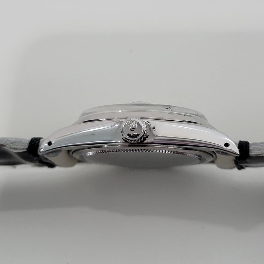 Mens Rolex Oysterdate Precision Ref 6694 34mm Manual Wind 1970s Vintage RA413 5