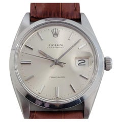 Rolex Oysterdate Precision Ref 6694 34mm a carica manuale anni '70 Vintage RA413