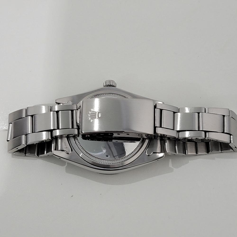 Mens Rolex Oysterdate Precision Ref 6694 34mm Manual Wind 1970s Vintage RA413S 7