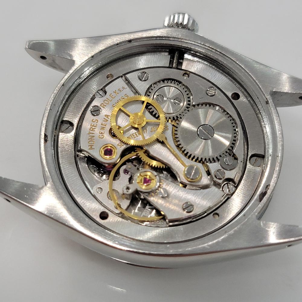 Mens Rolex Oysterdate Precision Ref 6694 34mm Manual Wind 1970s Vintage RA413S 8