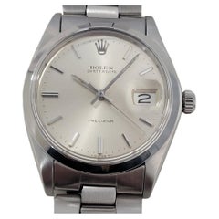 Mens Rolex Oysterdate Precision Ref 6694 34mm Manual Wind 1970s Vintage RA413S