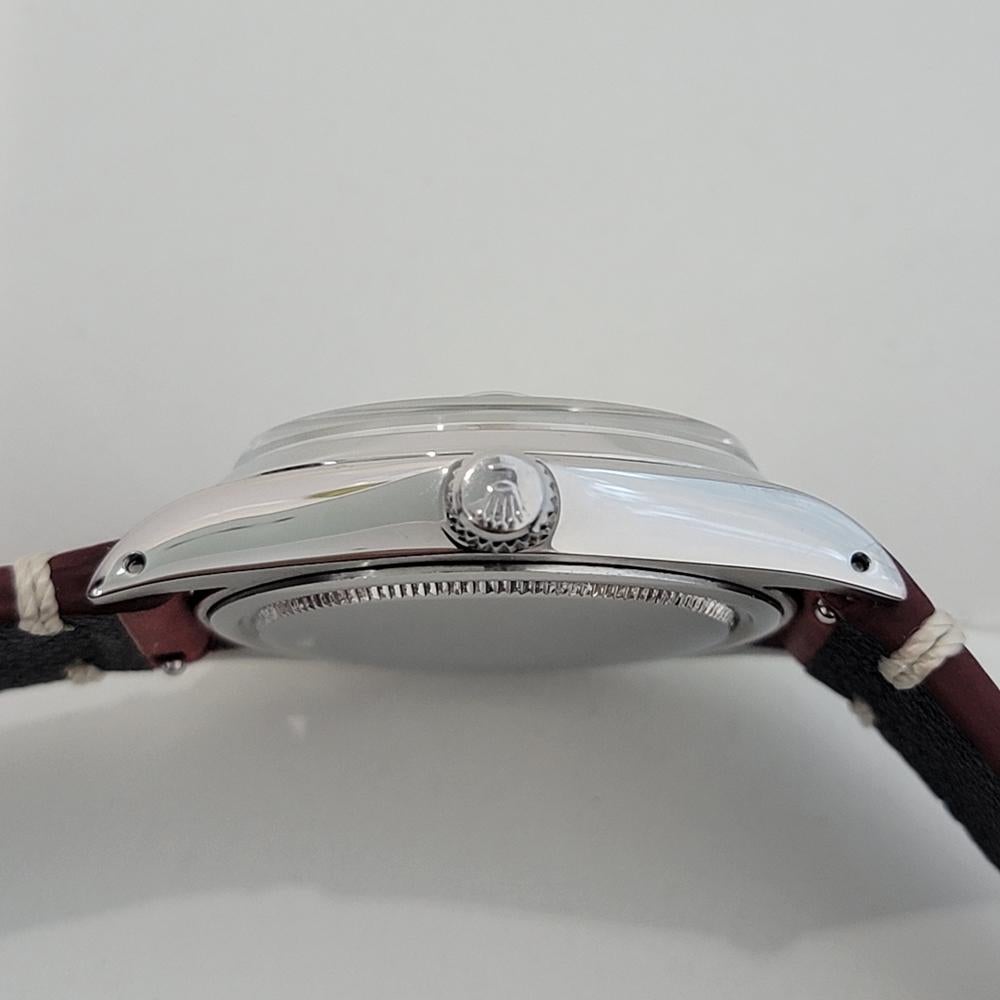 Mens Rolex Oysterdate Precision Ref 6694 34mm Manual Wind 1970s Vintage RA414 en venta 5