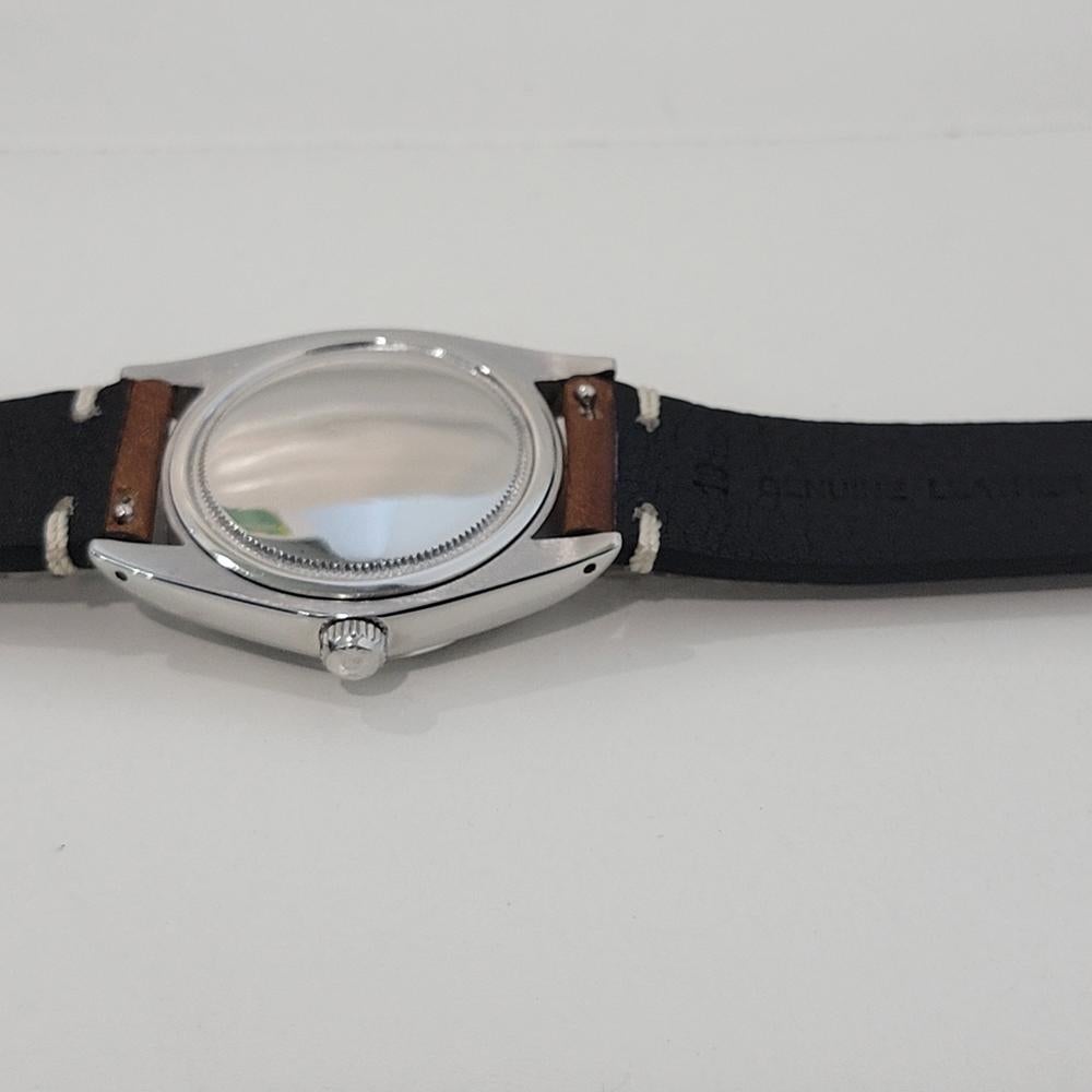 Mens Rolex Oysterdate Precision Ref 6694 34mm Manual Wind 1970s Vintage RA414B For Sale 6