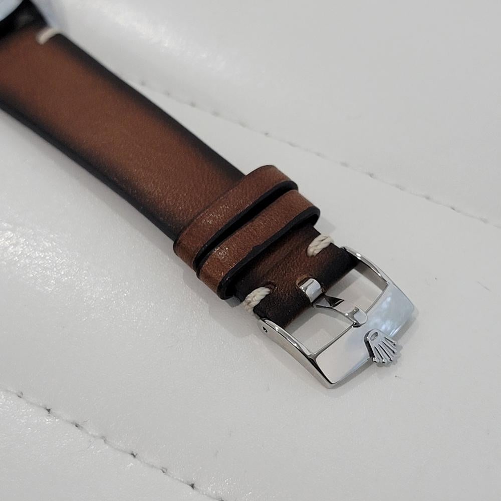 Mens Rolex Oysterdate Precision Ref 6694 34mm Manual Wind 1970s Vintage RA414B For Sale 4