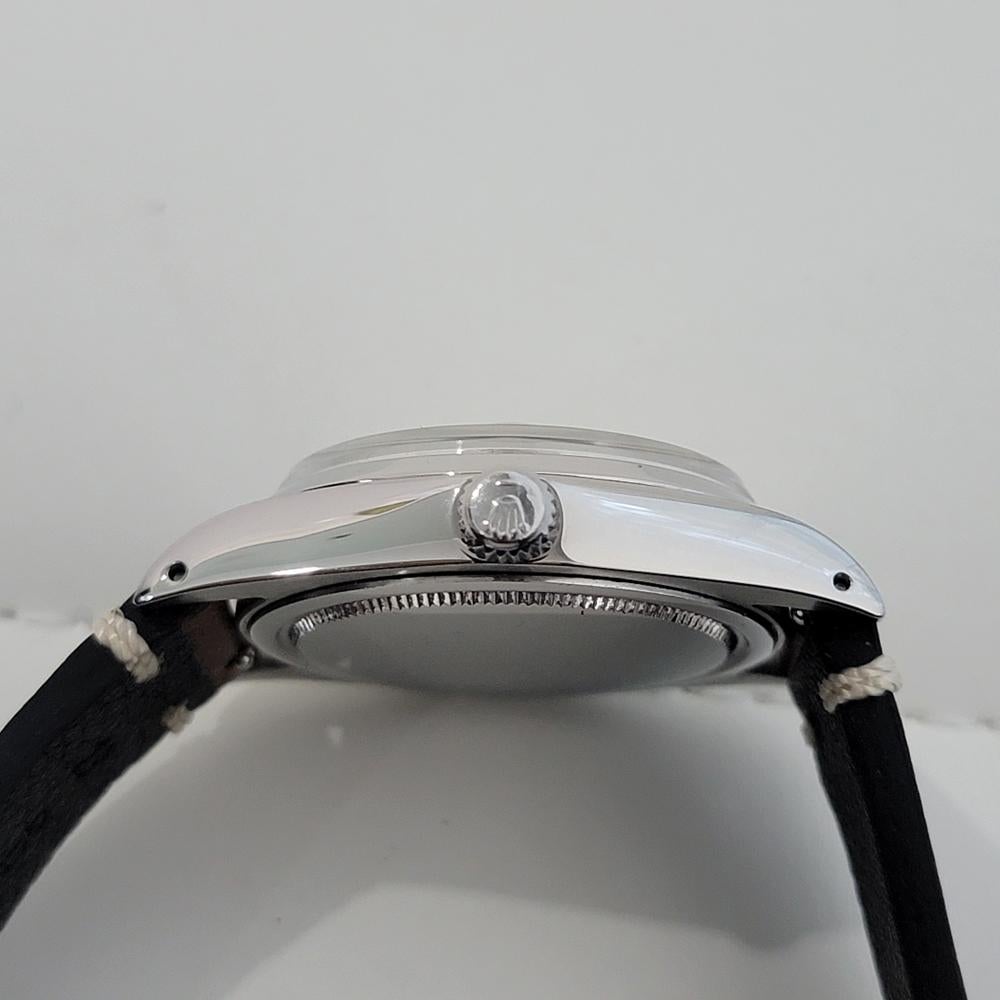Mens Rolex Oysterdate Precision Ref 6694 34mm Manual Wind 1970s Vintage RA414B For Sale 5