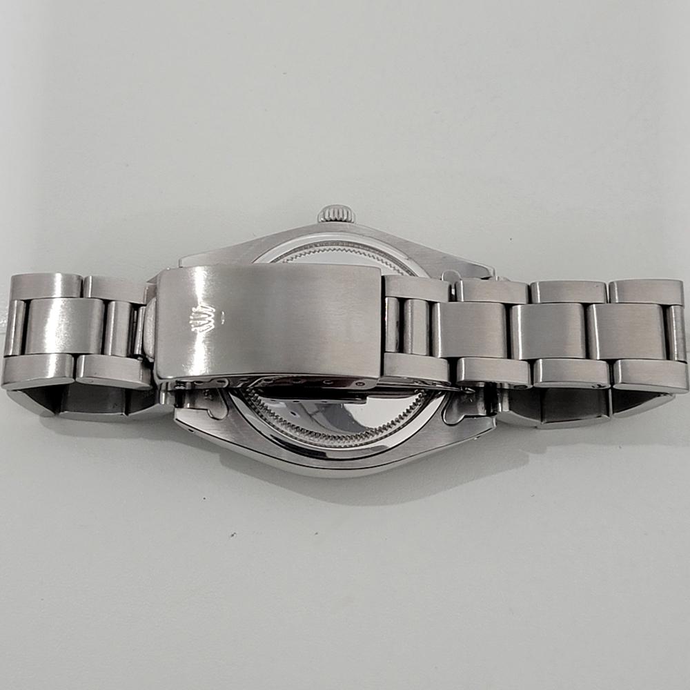 Mens Rolex Oysterdate Precision Ref 6694 34mm Manual Wind 1970s Vintage RA414S For Sale 7