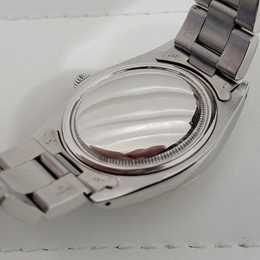 Mens Rolex Oysterdate Precision Ref 6694 34mm Manual Wind 1970s Vintage RA414S For Sale 5
