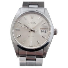 Mens Rolex Oysterdate Precision Ref 6694 34mm Manual Wind 1970s Vintage RA502