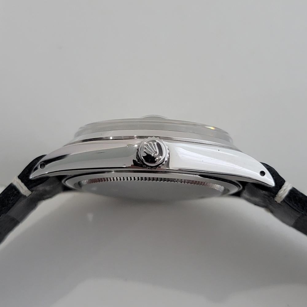 Mens Rolex Oysterdate Precision Ref 6694 34mm Manual Wind 1970s Vintage RA502B 5