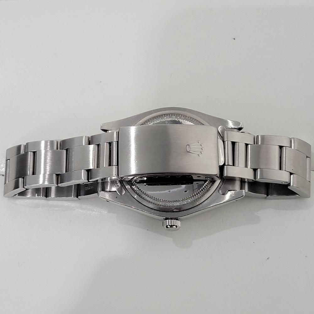 Mens Rolex Oysterdate Precision Ref 6694 34mm Manual Wind 1980s Swiss RA441 For Sale 6