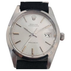 Rolex Oysterdate Precision Réf. 6694 34 mm à remontage manuel des années 1980 Swiss RA441B