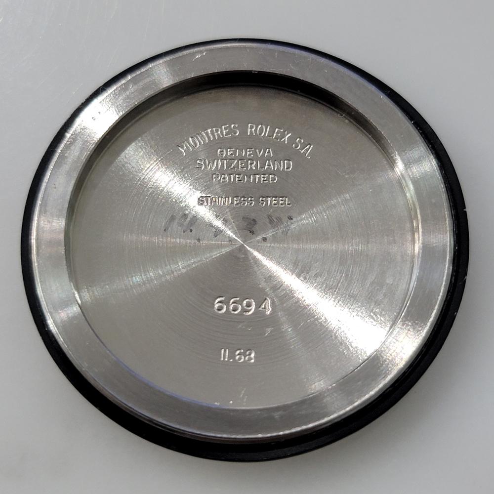 Rolex Oysterdate Precision Réf. 6694 à remontage manuel pour hommes, années 1960, Réf. RJC195 en vente 6