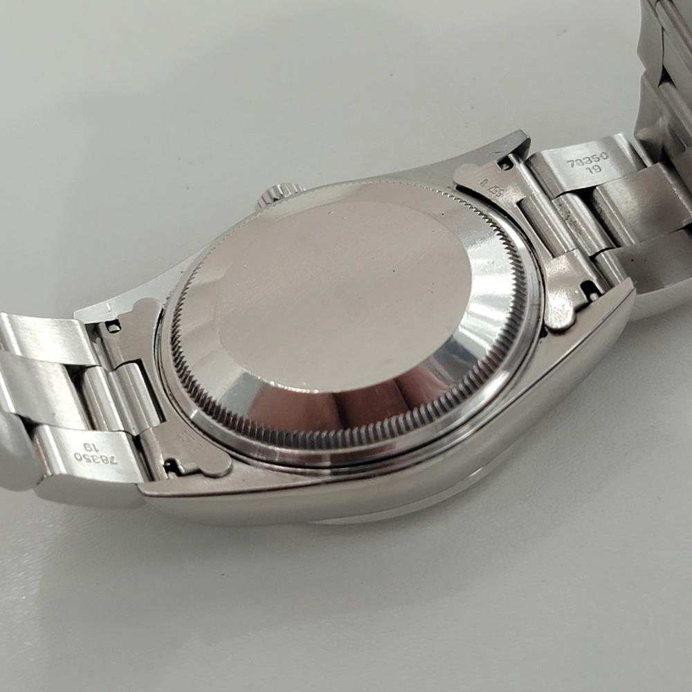 Rolex Precision réf. 14000 Air King 35m automatique des années 1990, entièrement d'origine RA479 en vente 7