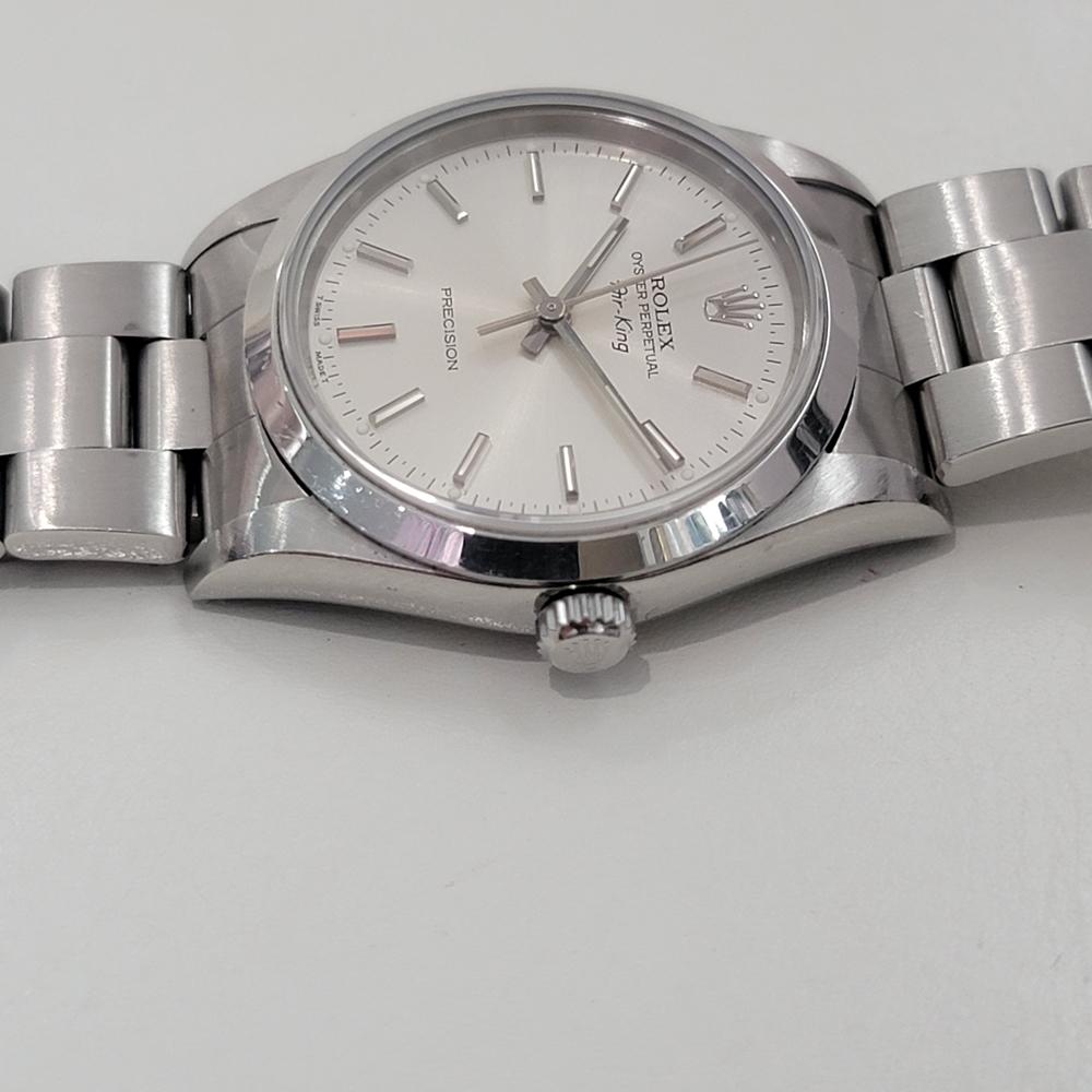 Rolex Precision réf. 14000 Air King 35m automatique des années 1990, entièrement d'origine RA479 en vente 1