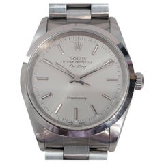 Mens Rolex Precision Ref 14000 Air King 35m Automatic 1990s All Original RA479