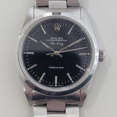 Herren Rolex Precision Ref 14000 Air King 34m Automatik 1990er Jahre Alle Original RA492
