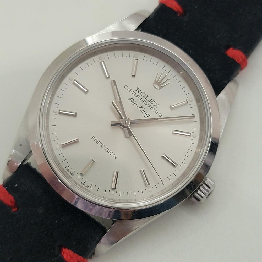 Men's Mens Rolex Precision Ref 14000 Air King 35m Automatic 1990s Swiss RA479B For Sale