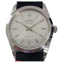 Mens Rolex Precision Ref 14000 Air King 35m Automatic 1990s Swiss RA479B