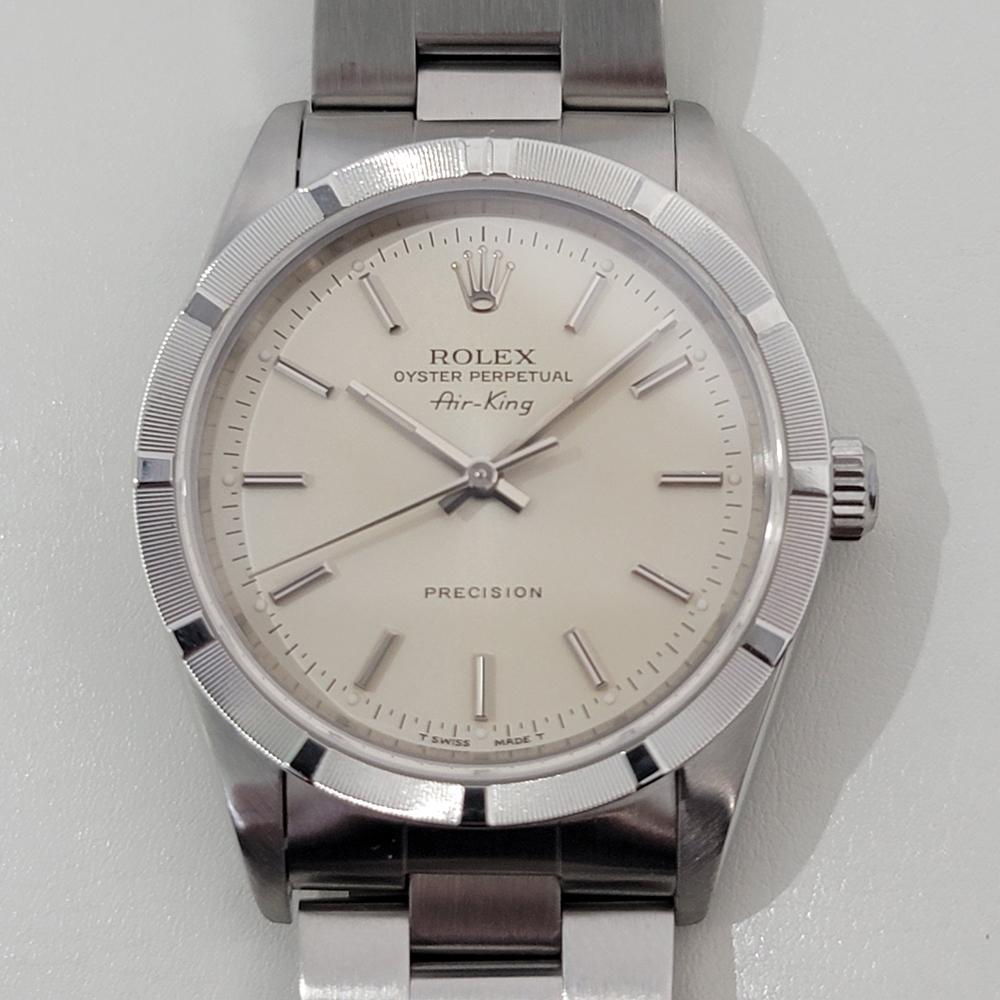 Timeless classic, Men's all-stainless steel Rolex Oyster 