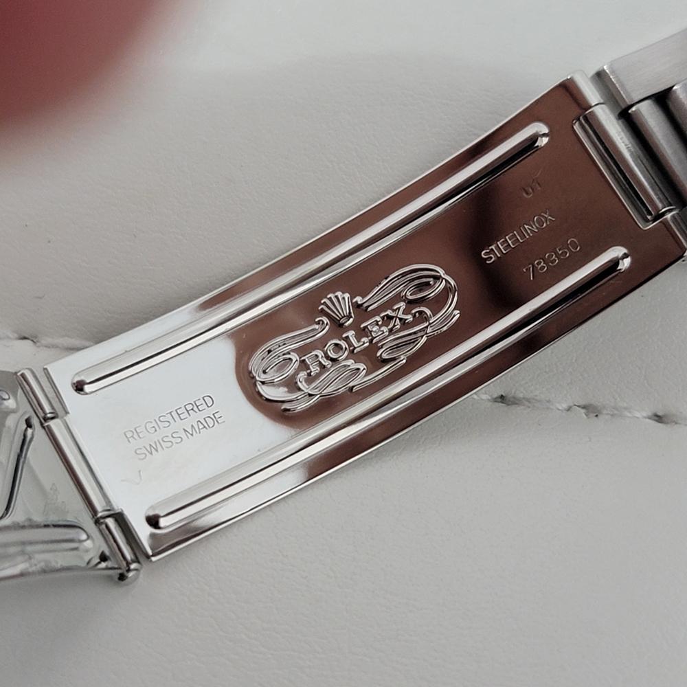 Mens Rolex Precision Ref 14010 Air King 35m Automatic w Paper 1990s RA478 For Sale 5