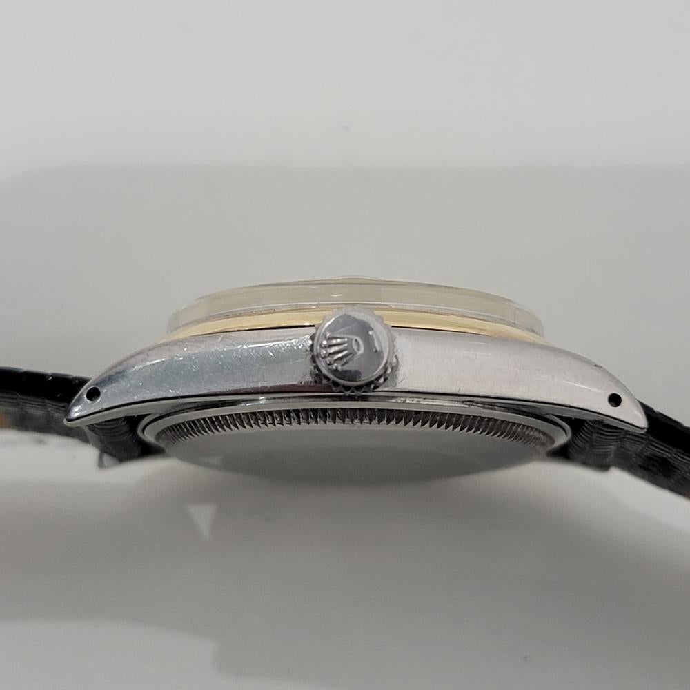 Rolex Precision Réf. 5701 35 mm 14 carats SS Air King Date automatique des années 1960 RA446B 5