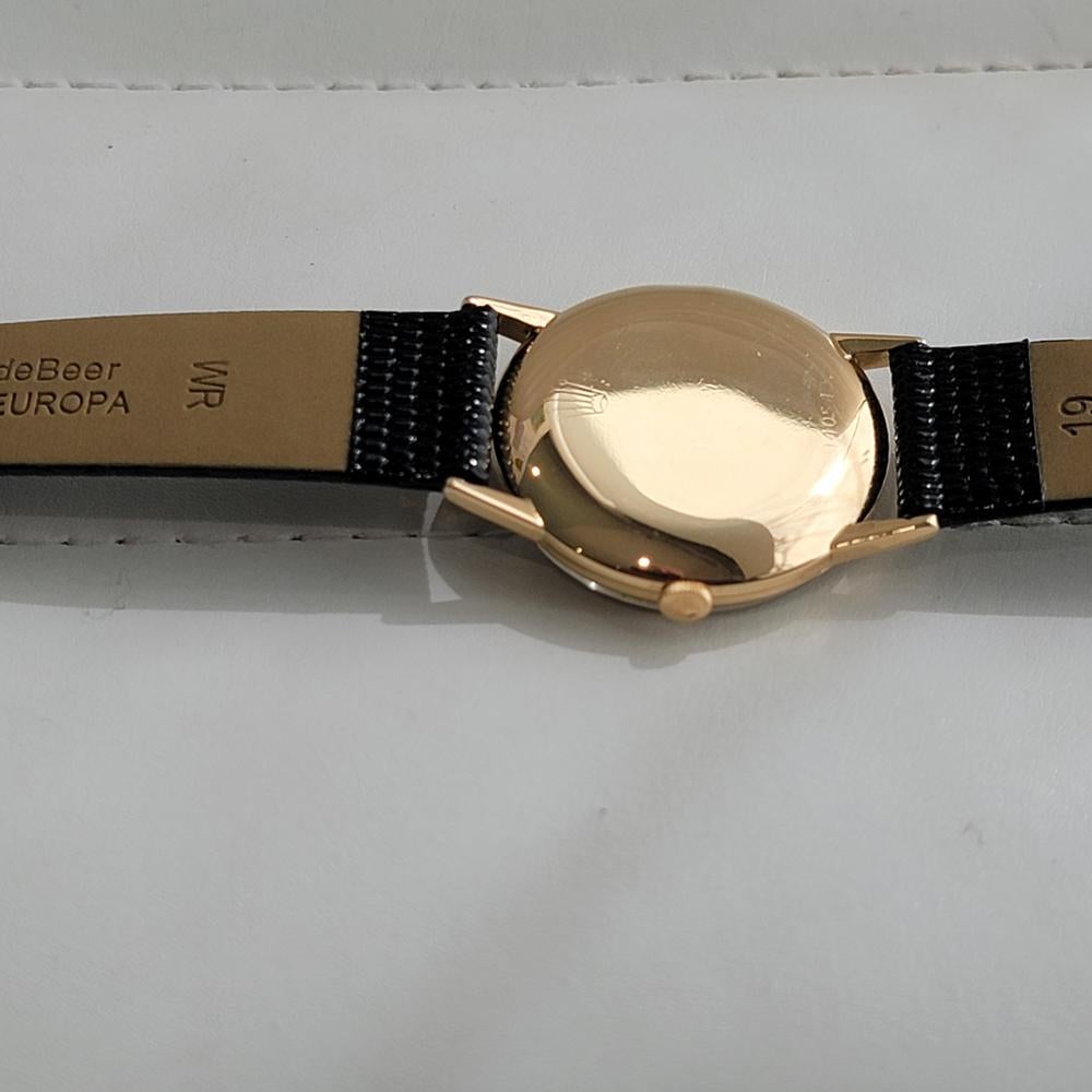Mens Rolex Precision Ref 8961 34mm 18k Solid Gold Manual Wind 1950s Swiss RA463 6