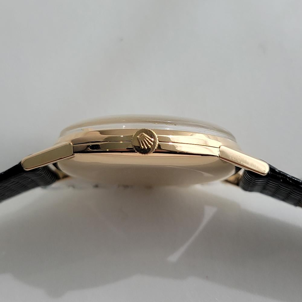 Mens Rolex Precision Ref 8961 34mm 18k Solid Gold Manual Wind 1950s Swiss RA463 5