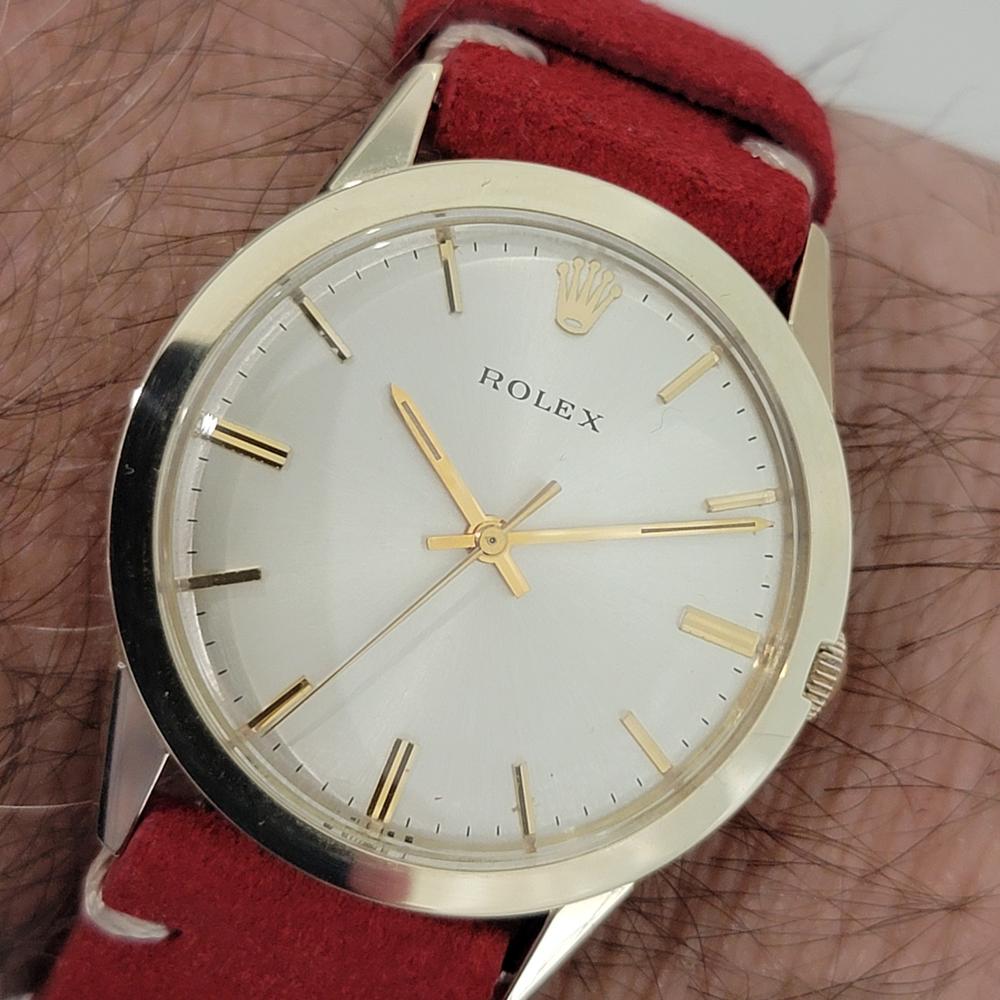 Mens Rolex Ref 7002 Presentation 14k Gold Filled 35mm Automatic 1970s RA424 9