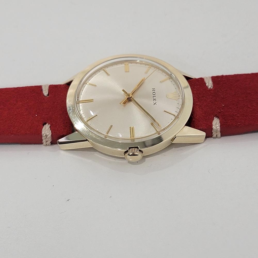 Mens Rolex Ref 7002 Presentation 14k Gold Filled 35mm Automatic 1970s RA424 1