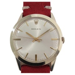 Mens Rolex Ref 7002 Presentation 14k Gold Filled 35mm Automatic 1970s RA424